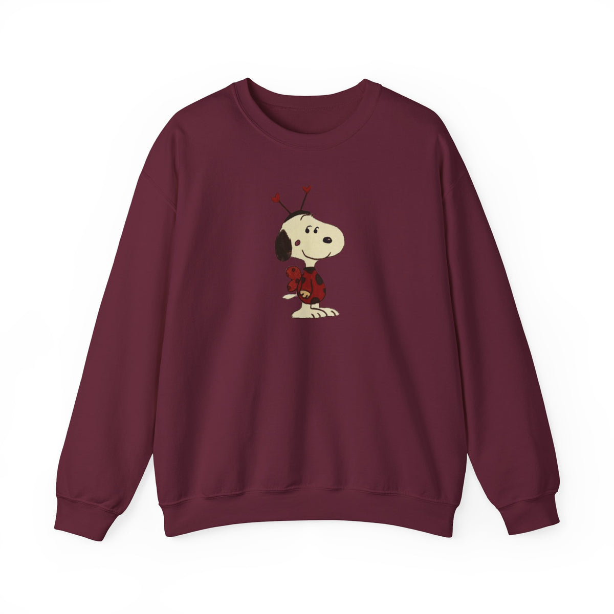 ladybug snoopy inspired crewneck