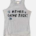 light blue h&m UPCYCLED Phoebe bridgers inspired graphic tank top