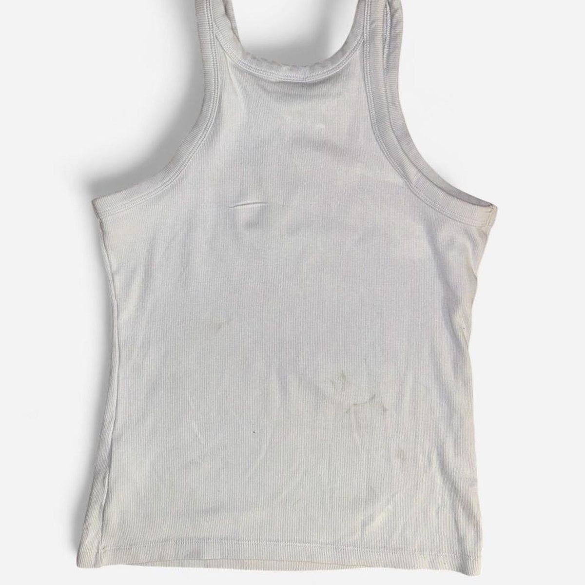 light blue h&m UPCYCLED Phoebe bridgers inspired graphic tank top